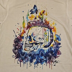 Fungal skull tshirt
